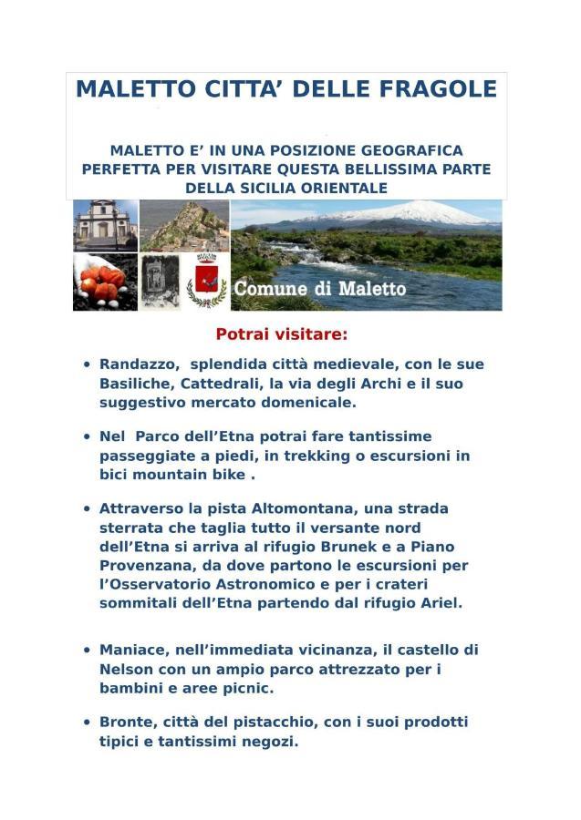 Appartamento Turistico Maletto Zewnętrze zdjęcie